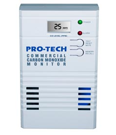ProTech 8505 Commercial CO Monitor w/Digital Display